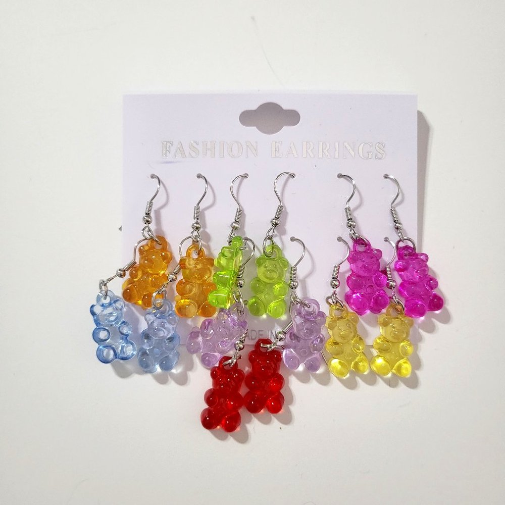Women's Fashion Jewelry Gummy Bears Dangling 1 Set of Earrings